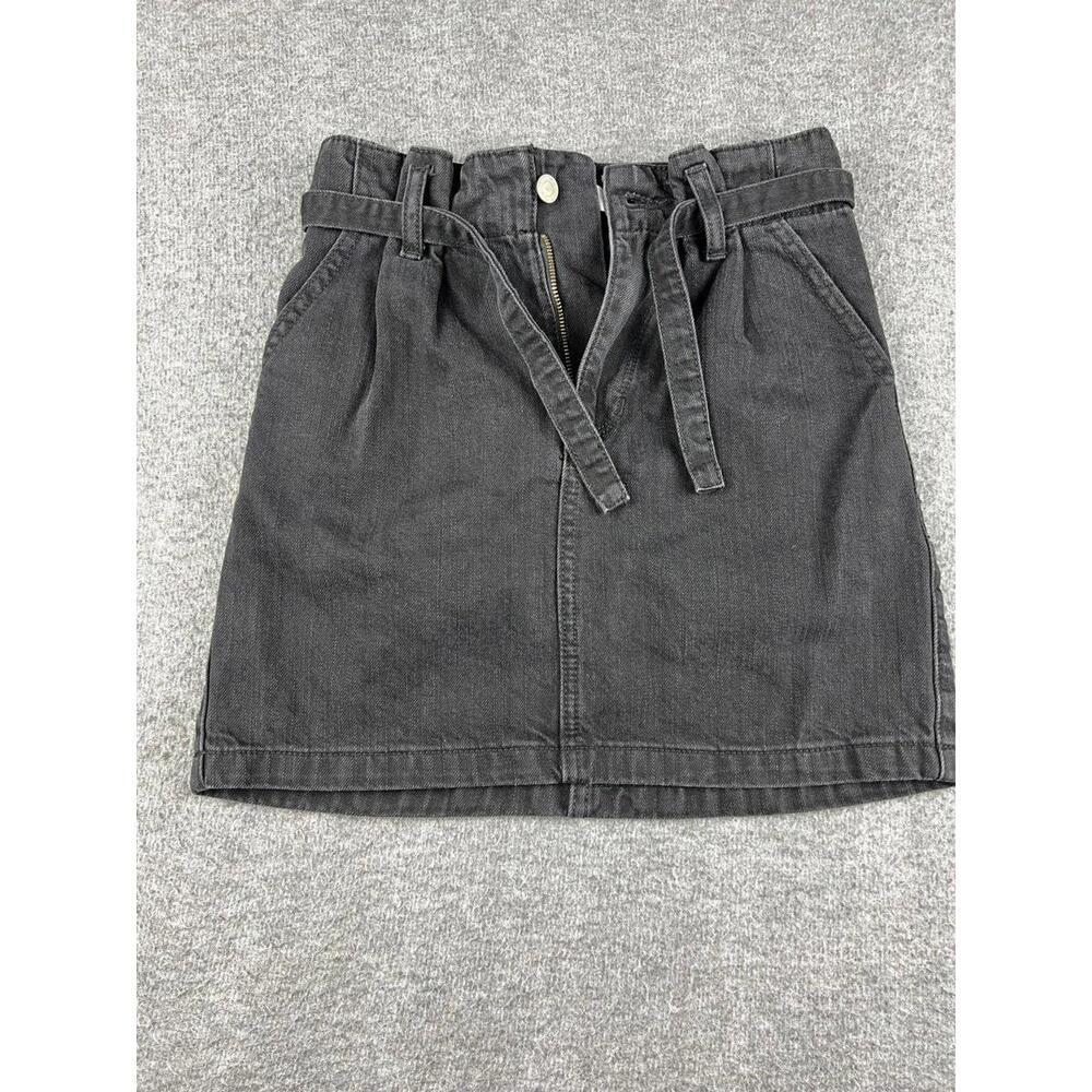 Hollister Ultra High-Rise Denim Skirt with Belt‎ Size 00